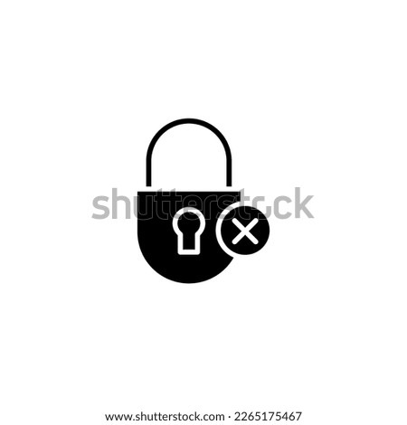 Security icon vector illustration logo template for many purpose. Isolated on white background.