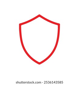 ícone de segurança vetor isolado no fundo branco