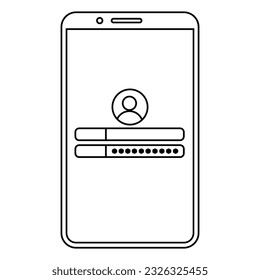 Security icon vector. Protect illustration sign. Access  symbol or logo.