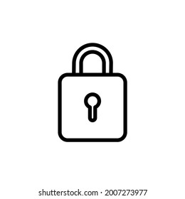 Security icon vector. Protect scurity symbol
