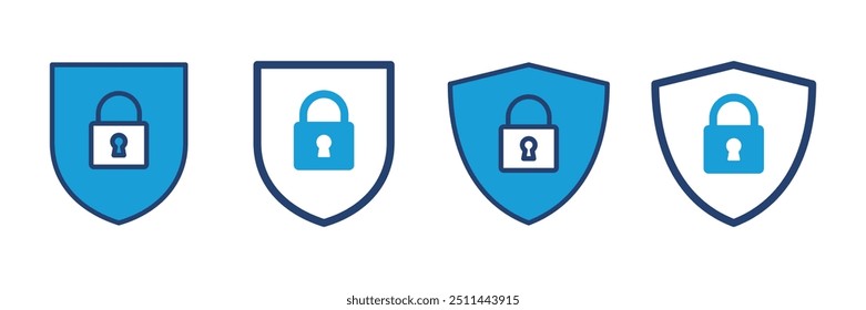 Icono de seguridad. Vector de protección. privacidad. vpn
