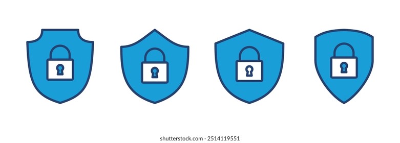 Icono de seguridad. Vector de protección. privacidad. vpn