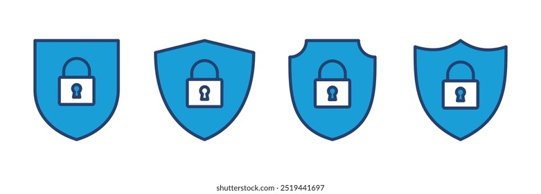 Icono de seguridad. Vector de protección. privacidad. vpn
