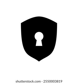 Ícone de segurança vetor. sinal de proteção e símbolo. privacy. vpn