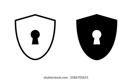 Security icon vector. protection sign and symbol. privacy. vpn