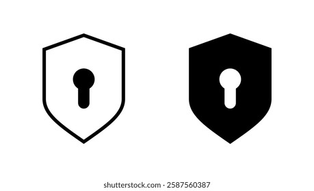Security icon vector. protection sign and symbol. privacy. vpn