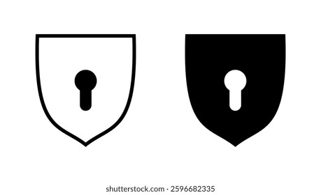 Security icon vector. protection sign and symbol. privacy. vpn