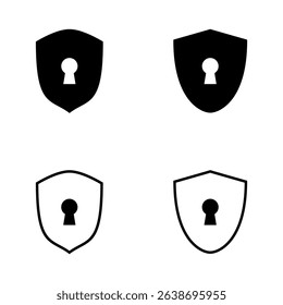 Security icon vector. protection sign and symbol. privacy. vpn