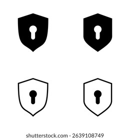 Security icon vector. protection sign and symbol. privacy. vpn