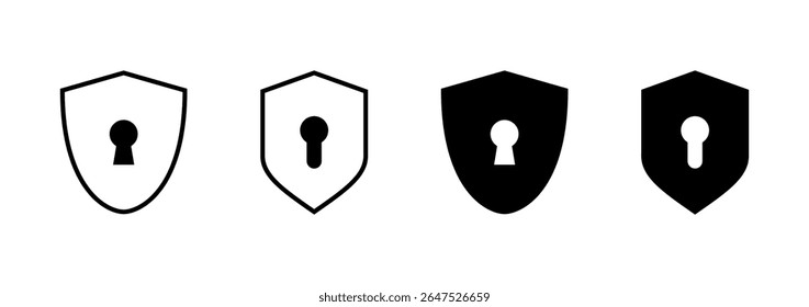 Security icon vector. protection sign and symbol. privacy. vpn