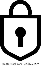 security icon vector symbol design illustration