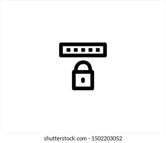 security icon vectors - eps10