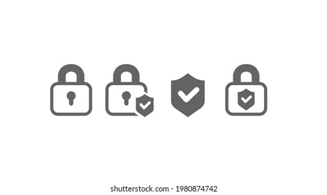 Security icons. Protect, protect icons, home security system icons.