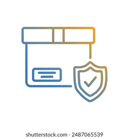 Conjunto de iconos de seguridad Vector ilustración de stock