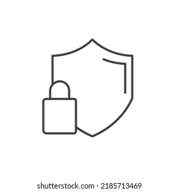 security icons  symbol vector elements for infographic web