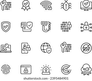 SECURITY ICONS VECTOR
 DESIGN CHECK