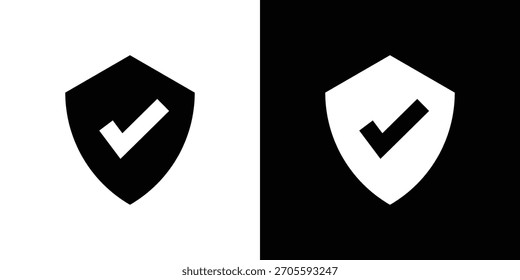 Colección de Ilustración vectorial de iconos de seguridad. iconos en blanco y negro.