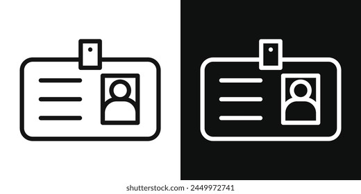 Security ID and Badge Icons. Event Access and Identification Symbols.