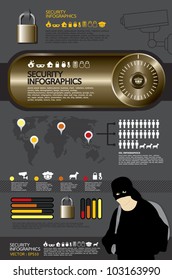 Security Infographic Vector