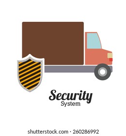 Security and Insurance design, vector illustration