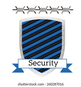 Security and Insurance design, vector illustration