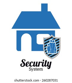 Security and Insurance design, vector illustration
