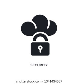 security isolated icon. simple element illustration from electrian connections concept icons. security editable logo sign symbol design on white background. can be use for web and mobile