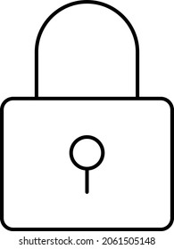 Icono de vector aislado de seguridad que puede modificar o editar fácilmente

