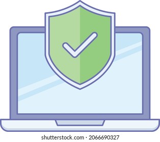 Security Isolated Vector icon which can easily modify or edit

