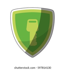Security key device icon vector illustration graphic design