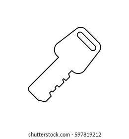 Security key device icon vector illustration graphic design