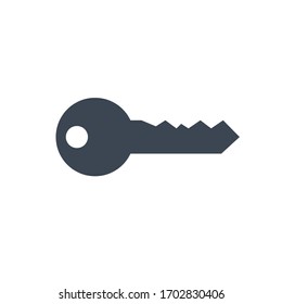 Security key icon vector graphic.