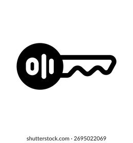 Security Key Icon Vector Symbol Design Illustration