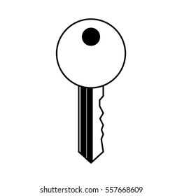security key isolated icon vector illustration design