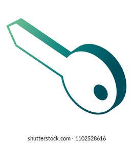 security key protection symbol isometric