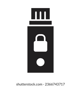 Security Key Vector Glyph Icon For Personal And Commercial Use.
