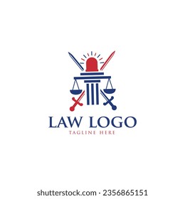 security for lawyer company identity logo design
