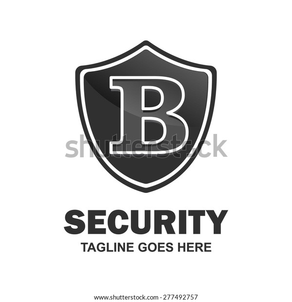 Security Letter B Logo Shield Design Stock Vector (Royalty Free) 277492757