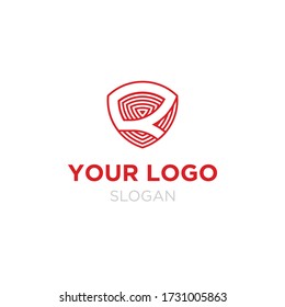 Security Letter R Logo Designs
