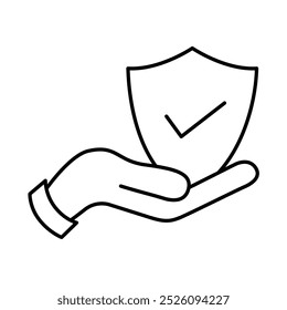 Linha de segurança ícones de traçado editáveis. Tecnologia de segurança cibernética, Phishing, Hacking, Crimes cibernéticos, Segurança, Cavalo de Troia, Proteção de dispositivos, Ilustração do vetor de privacidade.