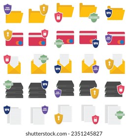 Security line icon set vector. Contains icons for digital lock, cyber security, password, smart home, computer security, electronic lock, fingerprint and many more. Perfect pixels.