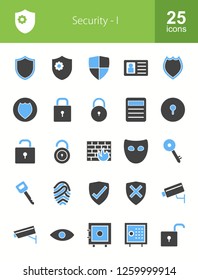 Security Line Icons