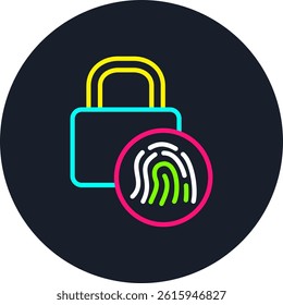 Security Line Multi Colour Circle