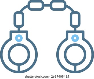 Security Line Two Colour Icon