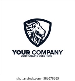 security lion shield logo 