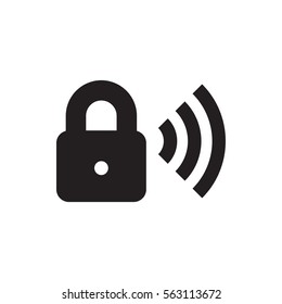 security lock icon illustration isolated vector sign symbol