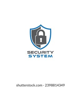 Security  Lock Icon Logo Design Element. Security  shield Lock Icon Logo Design Element