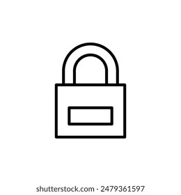 Sicherheitsschloss-Symbol Perfekt für Datenschutz und Schutz