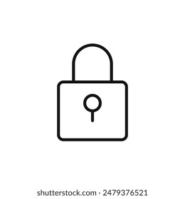 Security Lock Icon Perfect for Privacy and Data Protection