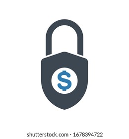 security, lock icon (vector illustration)